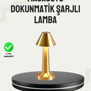 Kablosuz LED Masa Lambası 1800mAh 3 Renk Aydınlatma Dokunmatik