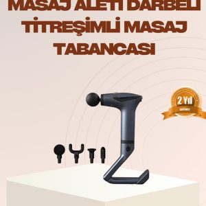 Şarjlı Taşınabilir 3in1 Titreşimli Masaj Aleti Esneme Bantlı
