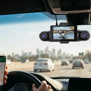 Araç İçi WiFi Destekli Full HD Kamera Geniş Açılı Gece Görüşlü