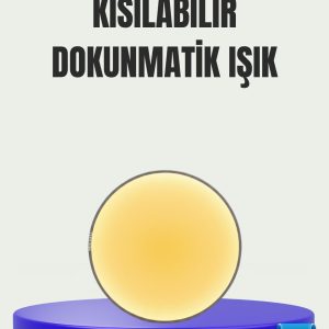 LED Hareket Sensörlü Gece Lambası Kablosuz Duvar Tipi