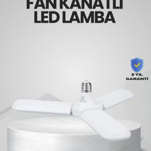 Enerji Tasarruflu LED Ampül 60 Watt 4 Kollu Beyaz Işık