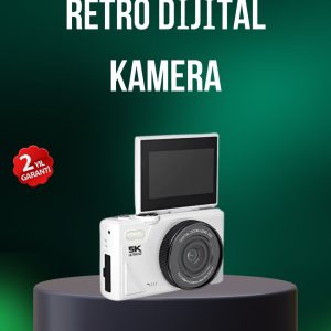 5K 75MP Dijital Kamera WiFi Aktarımlı Otofokus ve 18x Dijital Zoom