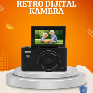 75MP 5K Video Destekli Dijital Kamera 18x Zoom Çok Eksenli Stabilizasyon