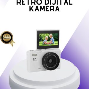 5K UHD Dijital Kamera WiFi Bağlantılı Otofokus 18x Zoom Taşınabilir