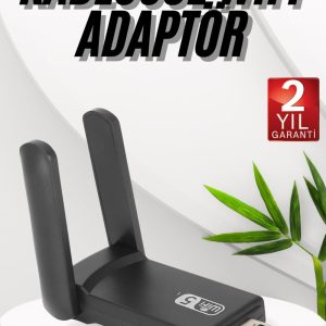 Wifi Adaptörü Bt5.0 Wifi 2'si Bir Arada Çift Bantlı Çift Anten