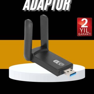 Mbps Wifi Alıcı Kablosuz Wifi Adaptörü Çift Band Çift Antenli