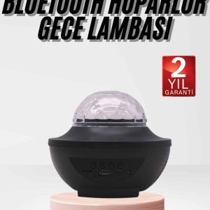 Çok Renkli Projektör Lamba Disko Topu Gece Lambası Kablosuz