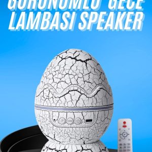 Gece Lambası Yumurta Işık Speaker Yeni Nesil Dinozor Yumurtası Görünümlü