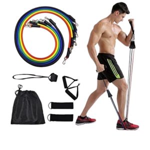 Evde Spor İçin Çok Amaçlı Direnç Lastiği Antrenman Seti 11 Parça