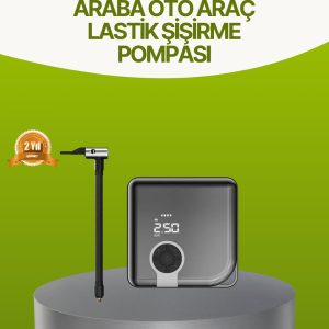 Dijital Ekranlı Taşınabilir Akıllı Araç Hava Kompresörü