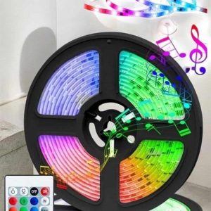 Led Işık 5 Metre Şerit Led RGB Işıklı