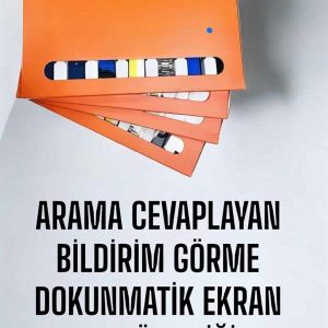 Akıllı Saat 7 Kordonlu Bildirim Görebilen Metal Kordon GPS Özelliği