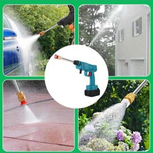 Şarjlı Ve Yüksek Basınçlı Oto Yıkama Makinesi Ve Sulama Tabancası Bahçe Yıkama Makinesi