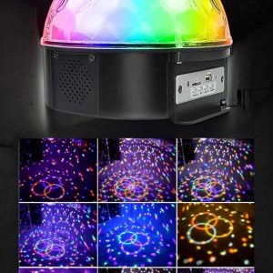 Bluetooth ve Uzaktan Kumandalı Çok Renkli Masaüstü Disko Topu