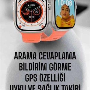 Akıllı Saat GPS Sağlık Ve Uyku Takibi Arama Cevaplayan Bluetooth Bağlantılı