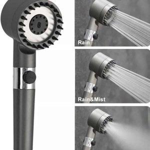 Yeni Masaj Etkili Nesil Filtreli  Duş Başlığı Fıskiyesi Duş Banyo