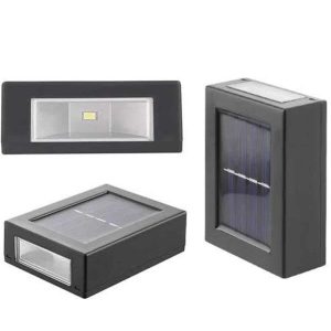 Dekoratif Duvar Lambası Solar Güneş Enerjili Bahçe Aydınlatması