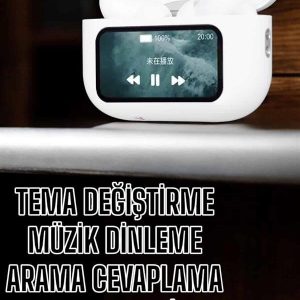 Kablosuz Yeni Nesil Bluetooth Bağlantılı Dokunmatik Ekranlı Kulak İçi Pro