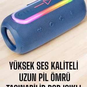 Kablosuz Bluetooth Hoparlör Uzun Pil Ömrü Taşınabilir