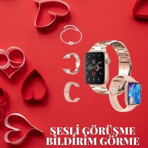Sevgiliye Özel Yeni Nesil Akıllı Saat Çiftlere Özel Kampanya Çift Saatleri