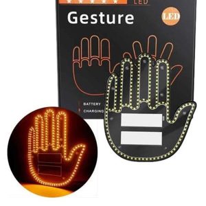 Led Işık El İşareti Araç Camı İçin Uzaktan Kumandalı