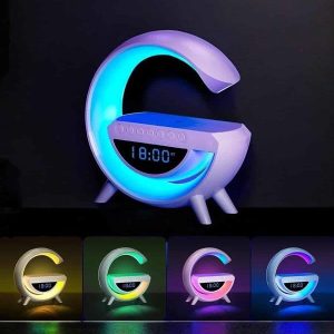 Android Uyumlu Akıllı Bluetooth Hoparlör Kablosuz Şarj Cihazı Standı