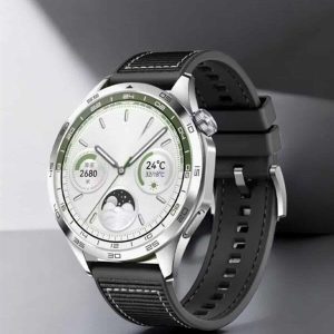 Akıllı Saat Metal Kordonlu GPS ve NFC Uyumlu Arama Cevaplayan