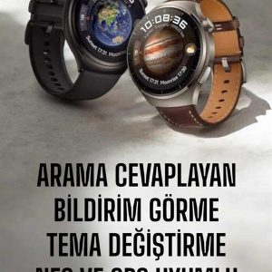 Akıllı Saat Sesli Görüşme NFC Uyumlu Bildirim Görme ve Uyku ve Sağlık Takibi