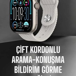 Yeni Nesil Akıllı Saat Arama Cevaplama GPS Takibi Adımsayar NFC Özelliği