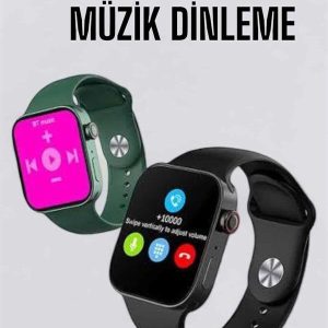 Akıllı Saat Amoled Ekran GPS ve Uyku Takibi Bluetooth Bağlantılı