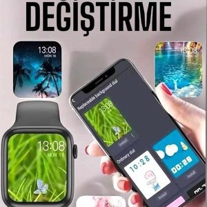 Akıllı Saat Amoled Ekran Yeni Nesil Bluetooth Bağlantılı