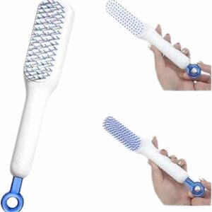 Kendini Temizleyen Tarak Fırça Geri Çekilebilir Evcil Hayvana Uygun Sıkı Dişli