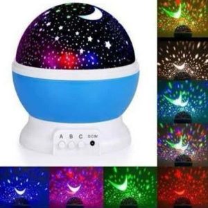 Yıldız Görünümlü Gece Lambası Renkli Masa Lambası Gökyüzü Projeksiyon