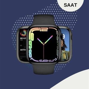 Dokunmatik Akıllı Saat Yeni Nesil Kulaklık Kampanyası ANC Özelliği Yüksek Ses Kaliteli