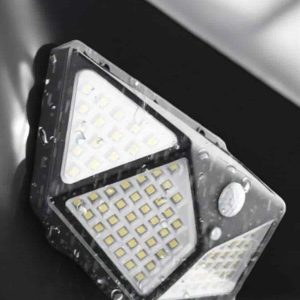 Güneş Enerjili Bahçe Aydınlatma Lambası Solar 100 Led Lamba