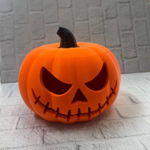 Kapaklı Balkabağı Dekor Kutusu 21×15 cm Halloween Temalı Saklama