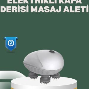 Derin Masaj Sağlayan Elektrikli Kafa Masaj Aleti
