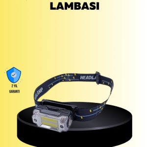 Kafa Lambası Led Fener Pratik Taşınabilir Ayarlanabilir USB Şarjlı