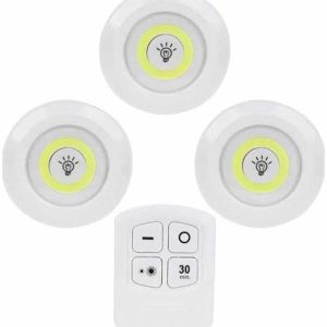 Kablosuz Pilli Işıldak  Masa Lambası Mutfak Tezgah Altı Banyo Dolabı Dolap İçi