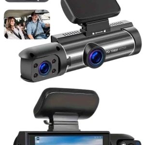 Araç Kamerası Black Box Çift Kameralı Ekranlı Full HD Sürüş Kamerası