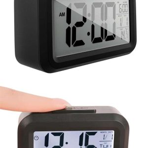 Gece Dijital Masa Saati Dijital Alarmlı Led Ekran Pilli Çalar Saat