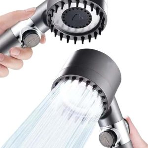 Yeni Nesil Duş Başlığı Paslanmaz Çelik Masaj Etkili Ergonomik Tasarım Su Basınçlı