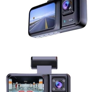 DVR Araç İçi Kamera Ön ve İç Kamera 2 İnç Ekranlı Çift Kamera