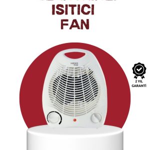 2000W Taşınabilir Elektrikli Fanlı Isıtıcı – Hızlı Isınma Kompakt Boy