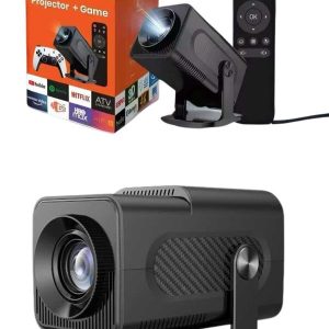 4K Android Smart Wi-fi Çift Kollu Projeksiyon Game Box Kumandalı Taşınabilir