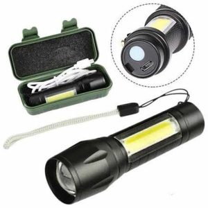 Led Lamba El Feneri Küçük Taşınabilir USB Şarjlı Acil Durum Lambası