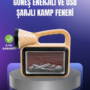 Solar Enerjili Alev Lambası – El Feneri ve Dekoratif Işık