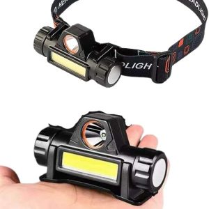 Kafa Lambası Çalışma Işığı Süper Parlak Mıknatıslı Lityum Lion Pilli