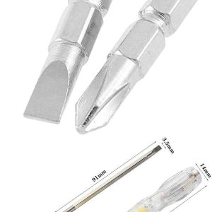 Kontrol Kalemi Çift Başlıklı Şeffaf Elektrik Testi Değişken Uçlu