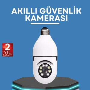 Akıllı Güvenlik Kamerası Full HD Görüntü ve Gece Görüş Özellikli